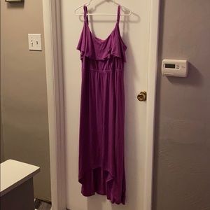 purple dress